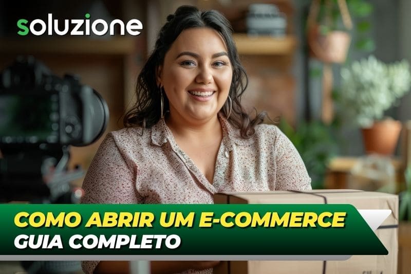 Como abrir um ecommerce - Imagem de empresária feliz após abrir um comércio eletrônico