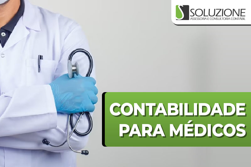 Contabilidade para médicos - imagem de médico com estetoscópio e luva copiar