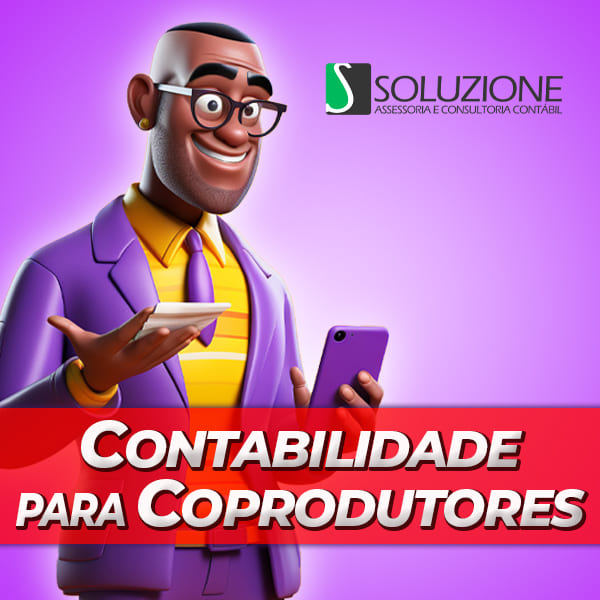 Contabilidade para coprodutores - imagem de coprodutor com smartphone fazendo venda em parceria de coprodução