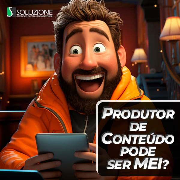 Produtor de conteúdo pode ser MEI - imagem de empresário digital produzindo conteúdo digital