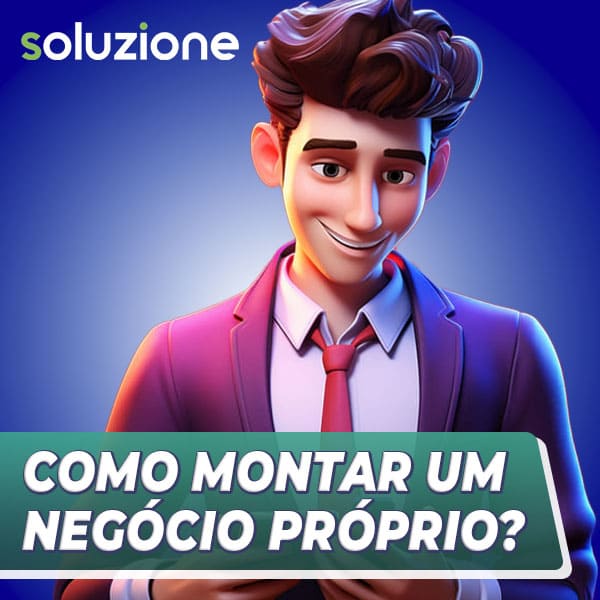 Como montar seu próprio negócio - imagem de jovem empreendedor pesquisando no smartphone como montar um negócio de sucesso