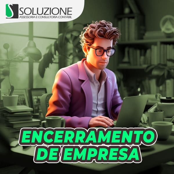 Encerramento de empresa - imagem de contador especializado fazendo a baixa da empresa e a baixa do cnpj