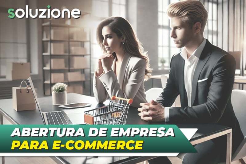Abertura de empresa para e-commerce - Imagem de jovens empresários fazendo a abertura da loja virtual