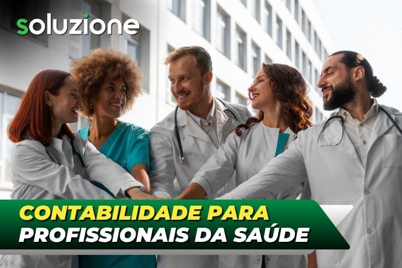Contabilidade para profissionais da saúde - Imagem de médico, dentista, psiólogo, fisioterapeuta, fonoaudiólogo e veterinário dando as mãos