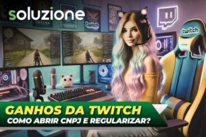 Como regularizar os ganhos como streamer da Twitch - Imagem de garota streamer da Twitch