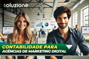 Contabilidade para agências de marketing digital - Imagem de contador e empresário digital