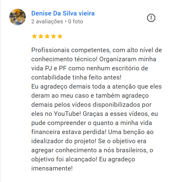 Depoimento Soluzione Escritório de Contabilidade - Cliente Denise da Silva Vieira