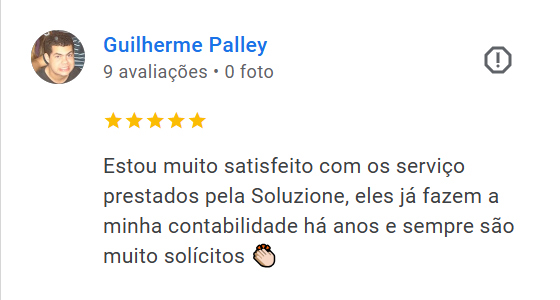 Depoimento Soluzione Escritório de Contabilidade - Cliente Guilherme Palley