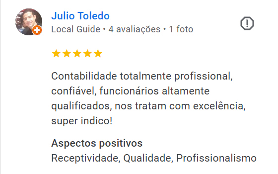 Depoimento Soluzione Escritório de Contabilidade - Cliente Julio de Toledo