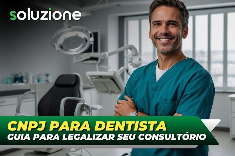 CNPJ para dentista - Imagem de dentista em seu consultório odontológico