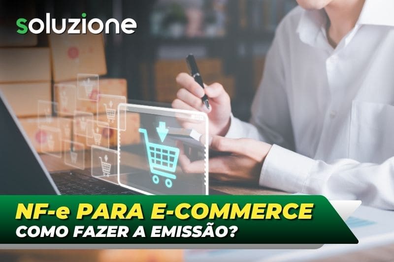 Nota fiscal para e-commerce - Imagem de empresário fazendo a emissão da NF-e da venda online da sua loja virtual