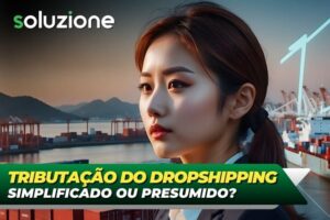 Qual o melhor regime tributário para dropshipping - Imagem de empresária de drop nacional e internacional em porto maritimo