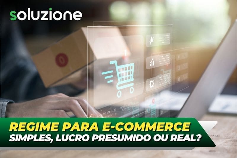 Qual o melhor regime tributário para e-commerce - Simples Nacional, Lucro Presumido ou Lucro Real - Imagem de empresário em sua loja virtual